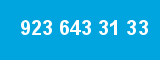 923 643 31 33